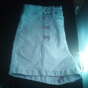 High rise Jean shorts